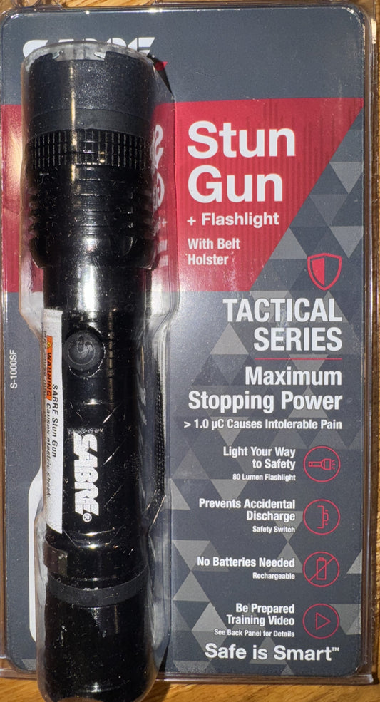 Sabre  Tactical Series  Stun Gun and Flashlight