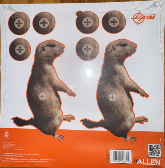 Allen EZ-Aim Prairie Dog Targets 8X8   12PK